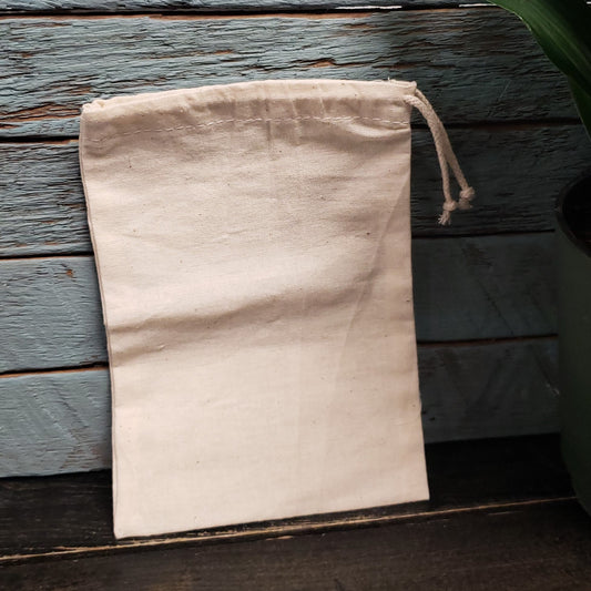 reusable - large cotton tea bag